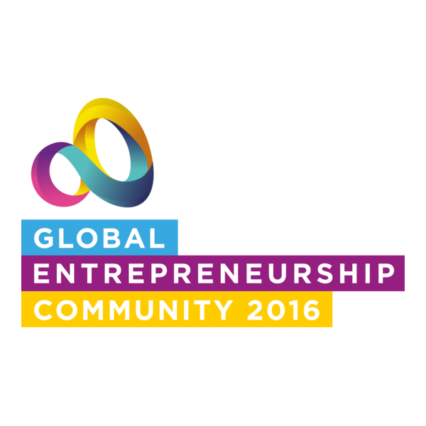 Global Entrepreneurship Community 2016 Logo PNG Vector