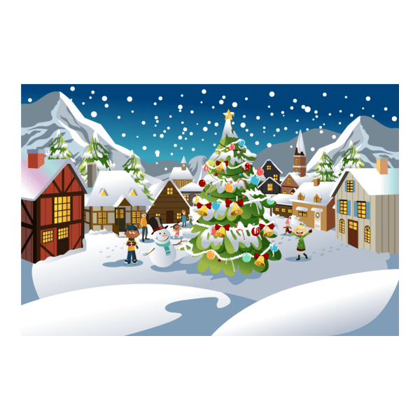 golden christmas theme Logo PNG Vector