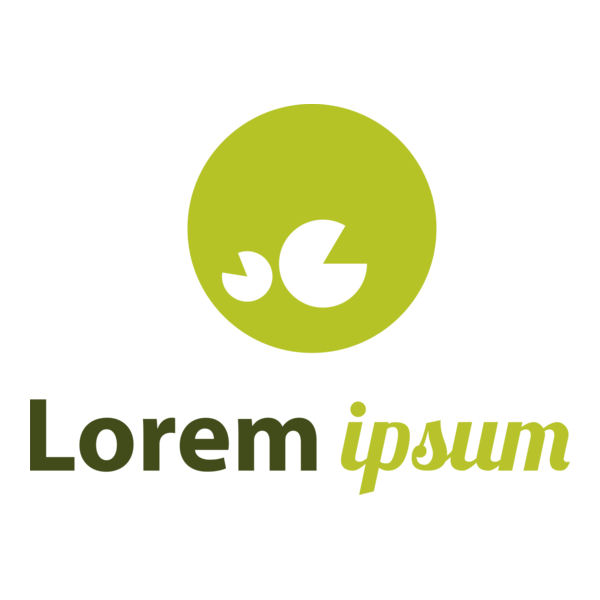 Green circle shape company Logo PNG Vector