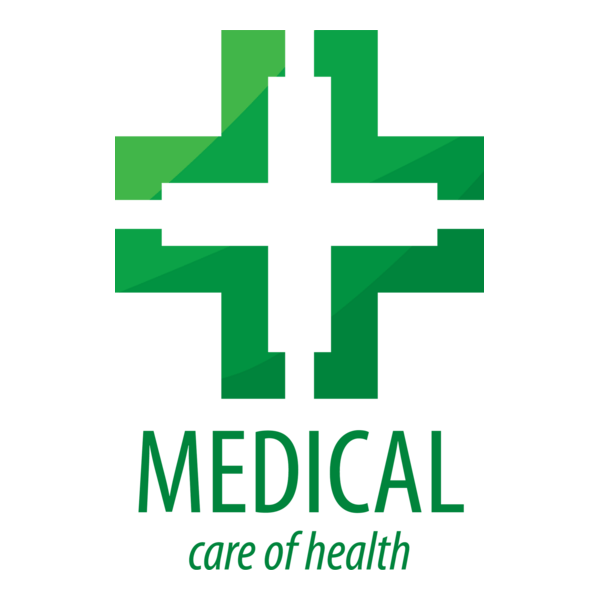 Green medical health Logo PNG Vector