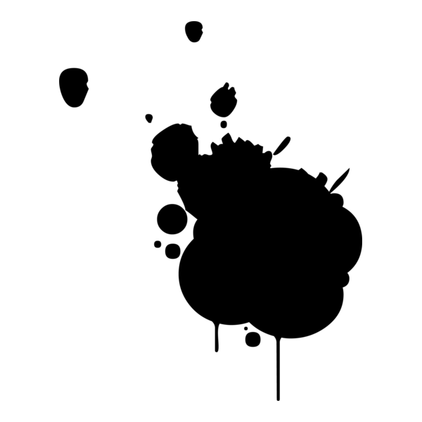 GRUNGE SPLATTER DROPS Logo PNG Vector