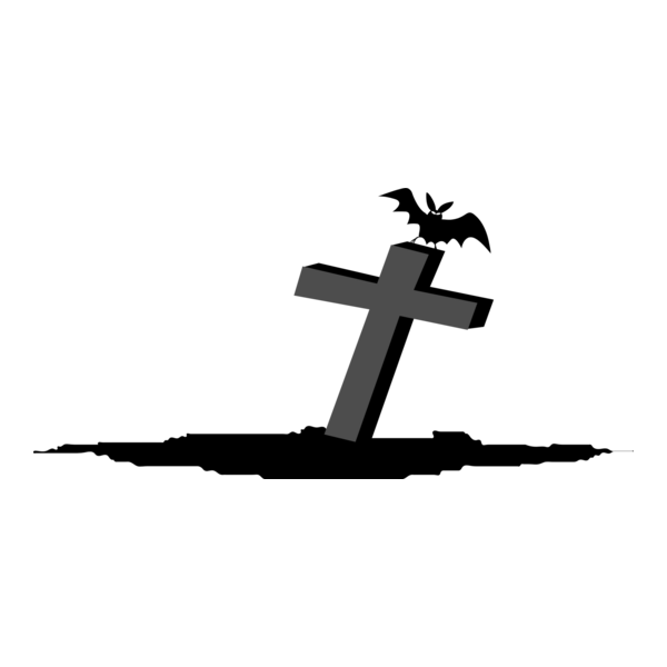 halloween cross Logo PNG Vector