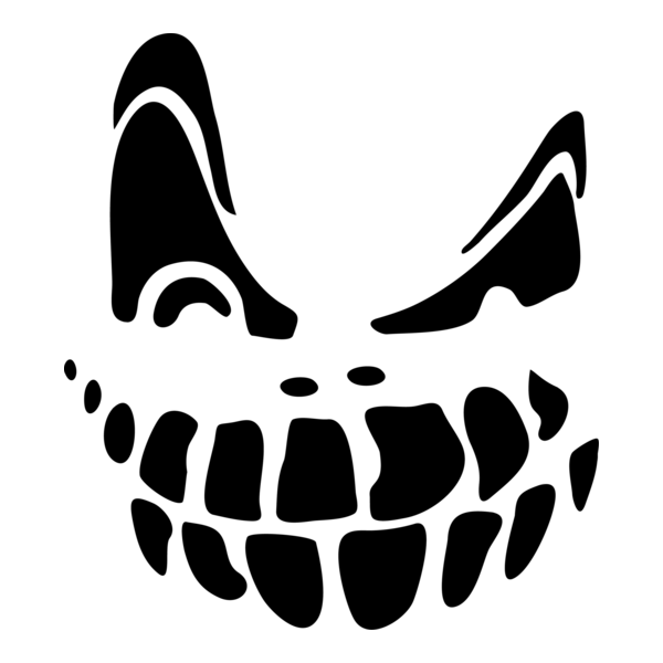 halloween scary face Logo PNG Vector
