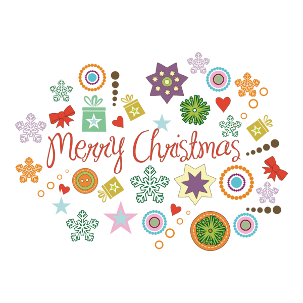 hand drawn christmas pack Logo PNG Vector