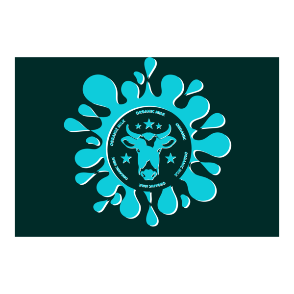 Happy cow organic milk company Logo PNG Vector