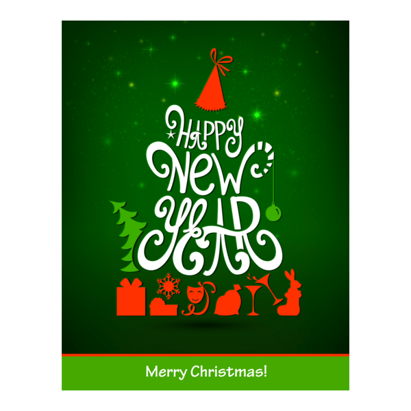 happy new year Logo PNG Vector