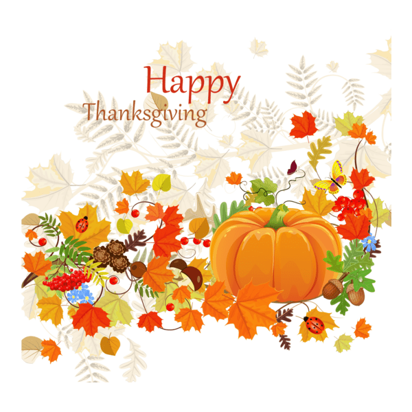 happy thanksgiving background Logo PNG Vector