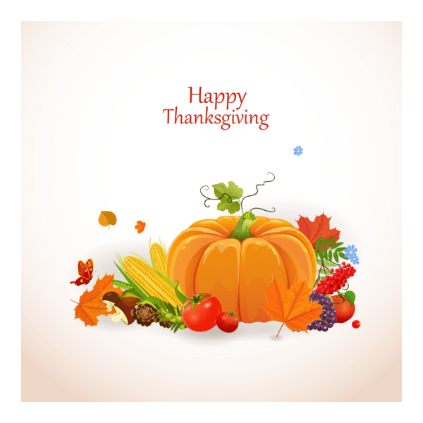 happy thanksgiving Logo PNG Vector