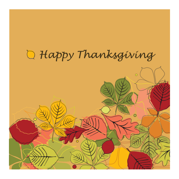 happy thanksgiving Logo PNG Vector