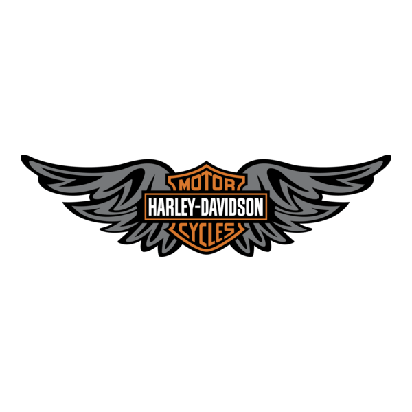 Harley Davidson Wings Logo PNG Vector
