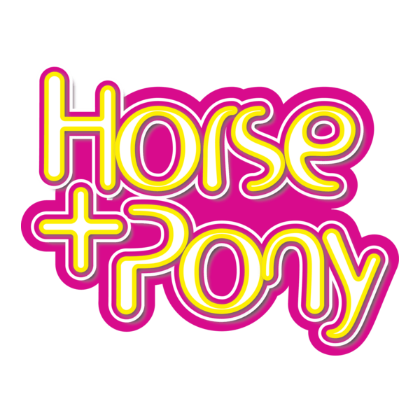 horse and pony Logo PNG Vector