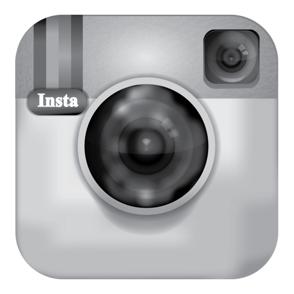 Instagram (Black) Logo PNG Vector