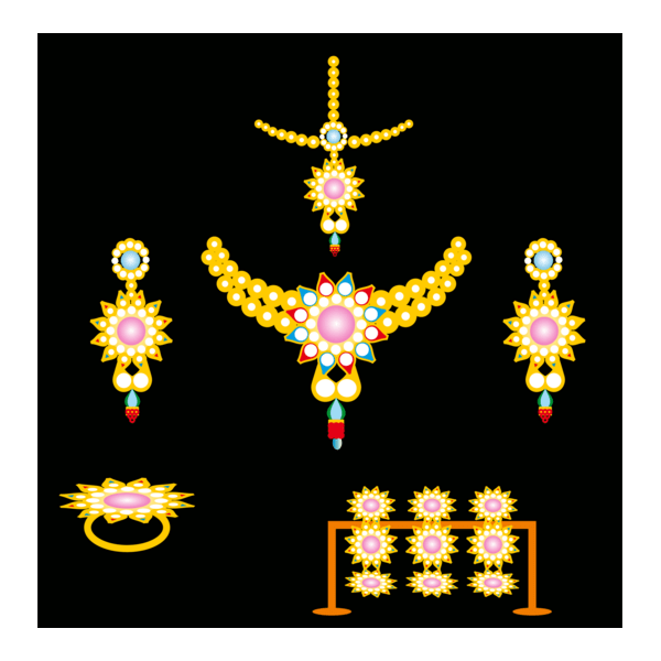 Jewelry set Logo PNG Vector