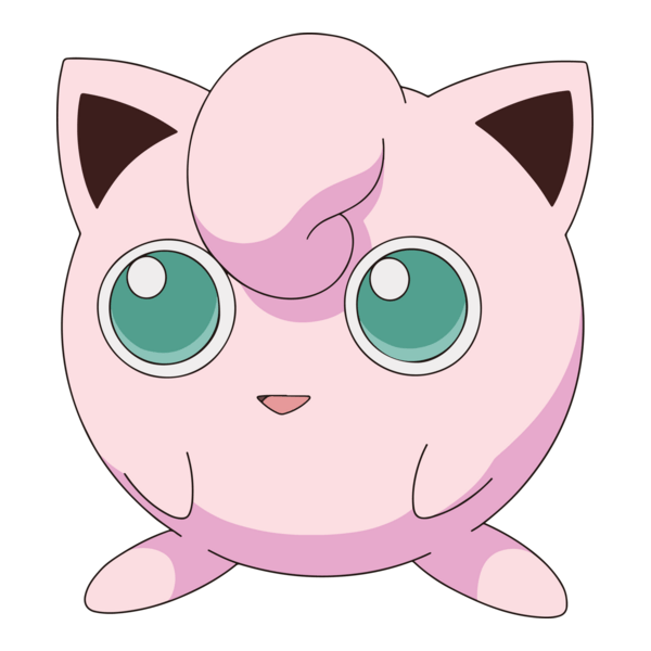 Jigglypuff Logo PNG Vector