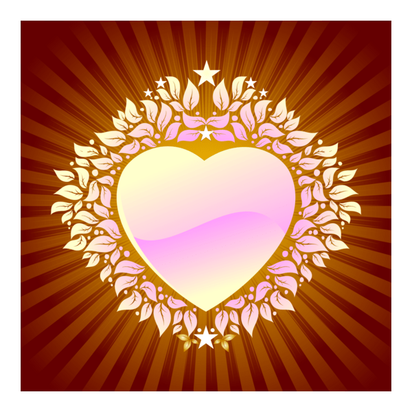 leaf border valentine day Logo PNG Vector