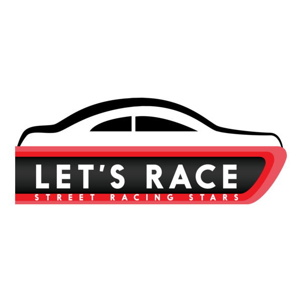 Let's race Logo PNG Vector
