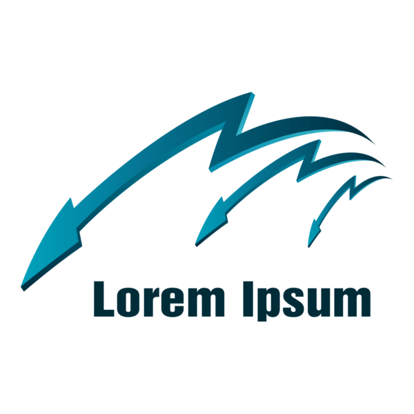 Lightning arrows technology Logo PNG Vector