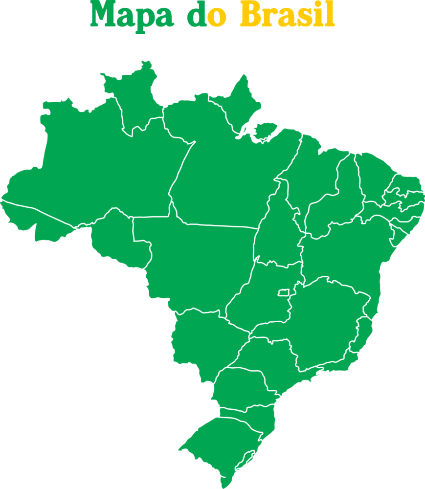 Mapa do Brasil Logo PNG Vector