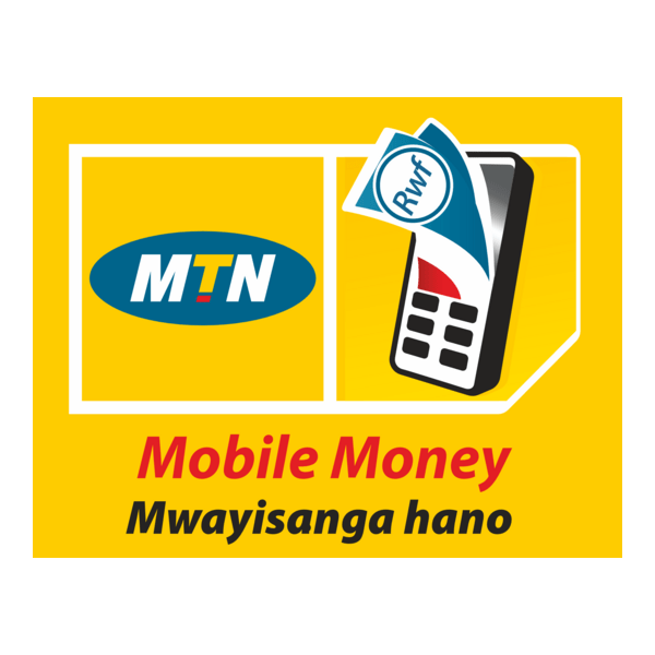 MTN Mobile Money Logo PNG Vector