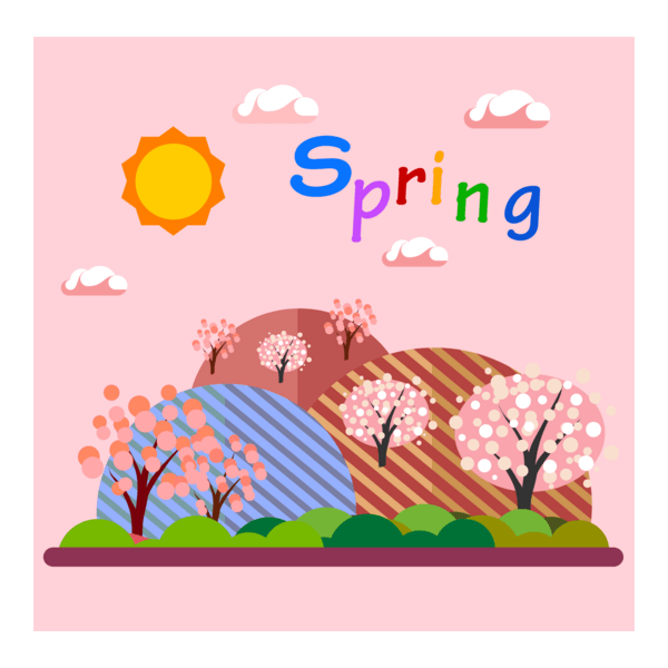 natural spring Logo PNG Vector
