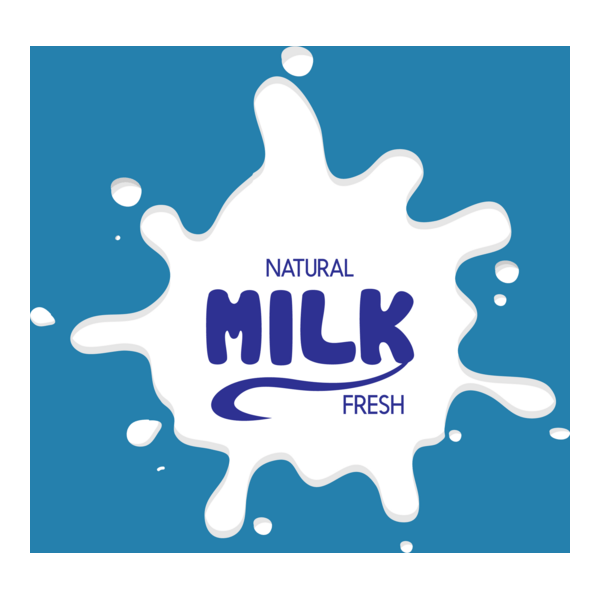 Naturel product milk fresh Logo PNG Vector