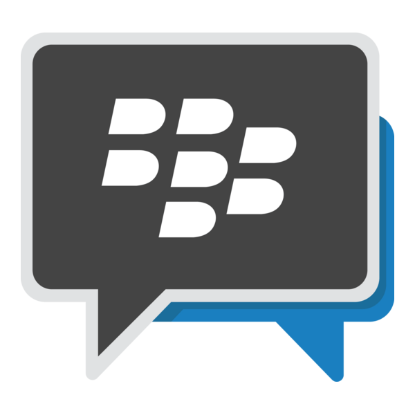 New Blackberry Messenger Logo PNG Vector