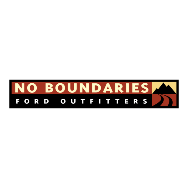 NO BOUNDARIES FORD OUTFITTERS Logo PNG Vector