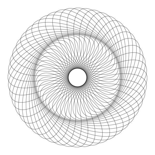 OPTICAL GUILLOCHE PATTERN Logo PNG Vector