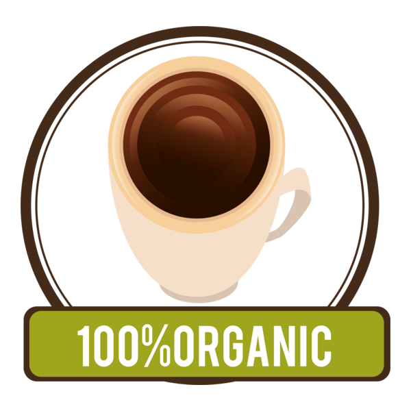 Organic coffee Logo PNG Vector