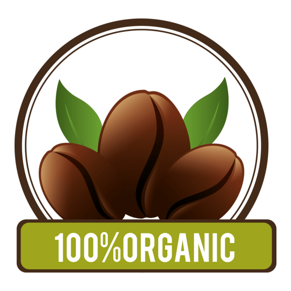 Organic coffee Logo PNG Vector