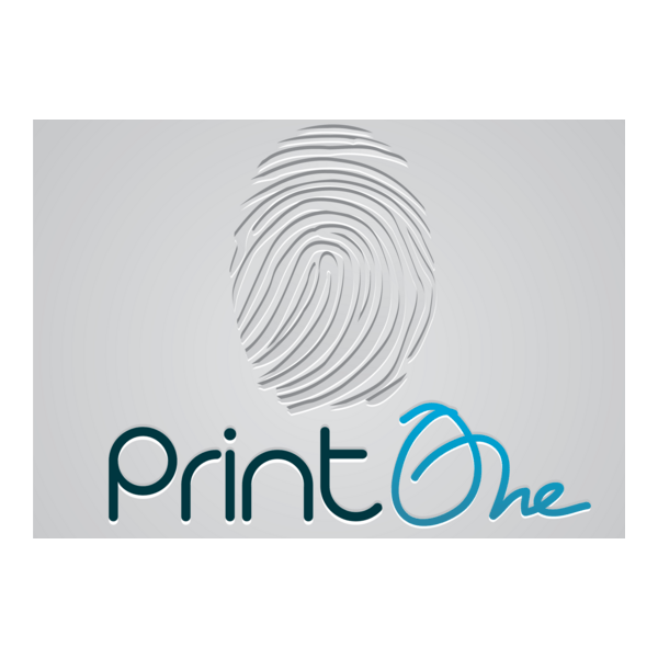 Print One Logo PNG Vector