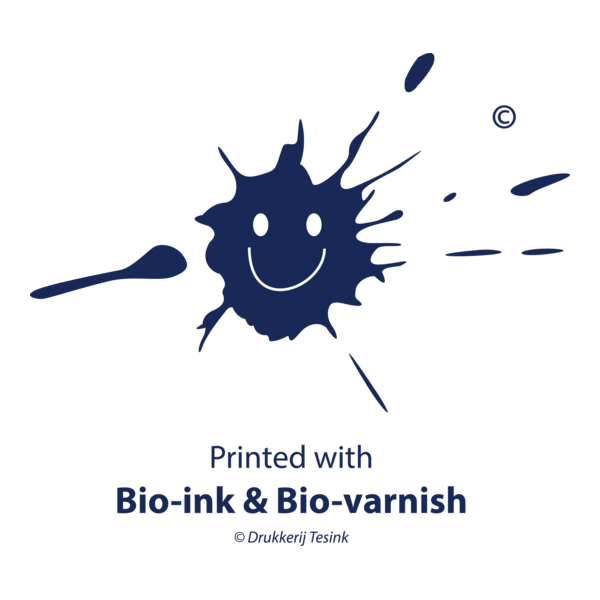 Printed with Bio-ink & Bio-varnish Logo PNG Vector