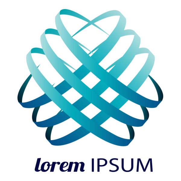 ribbon nested circle company Logo PNG Vector