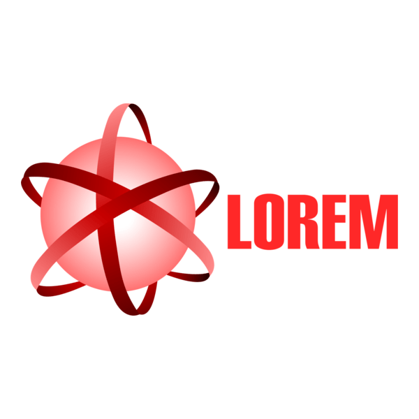 Ribbons wrap the globe company Logo PNG Vector