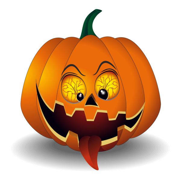 scary pumpkin Logo PNG Vector