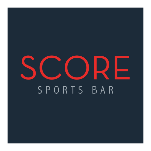 Score Sports Bar Logo PNG Vector