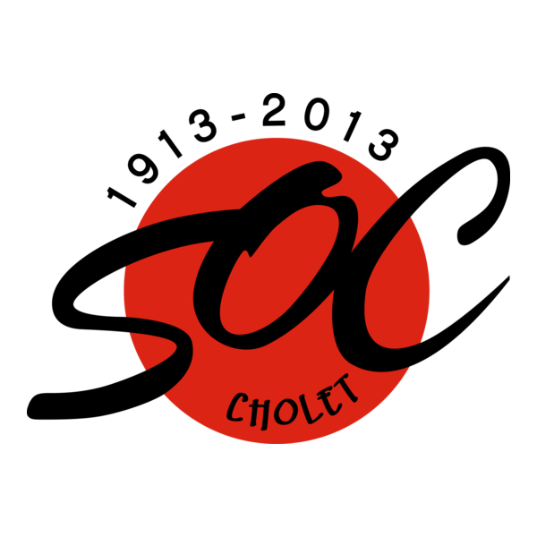SO Cholet (100 years) Logo PNG Vector