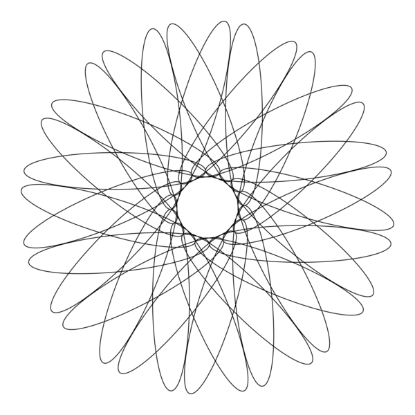 SPIRAL ELLIPSE ELEMENT Logo PNG Vector