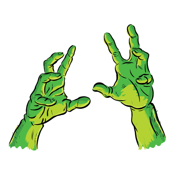 spooky halloween hands Logo PNG Vector