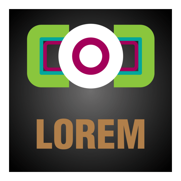 square inside circle company Logo PNG Vector