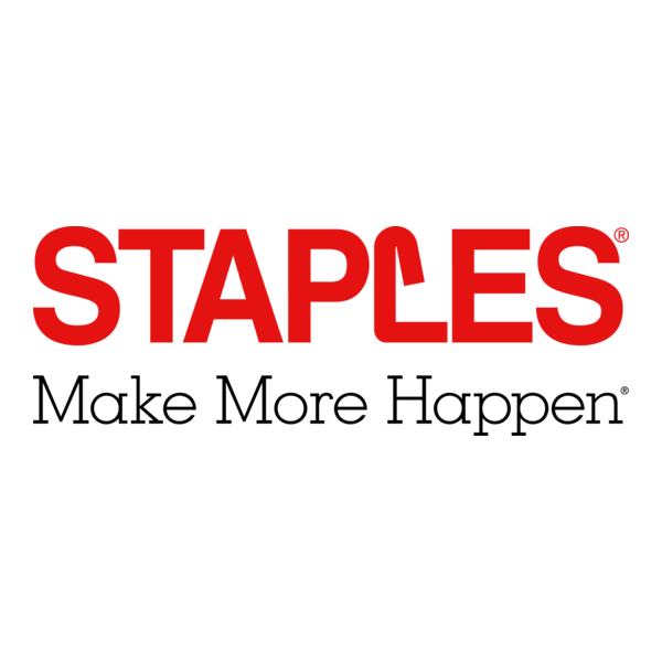 Staples Make More Happen Logo PNG Vector