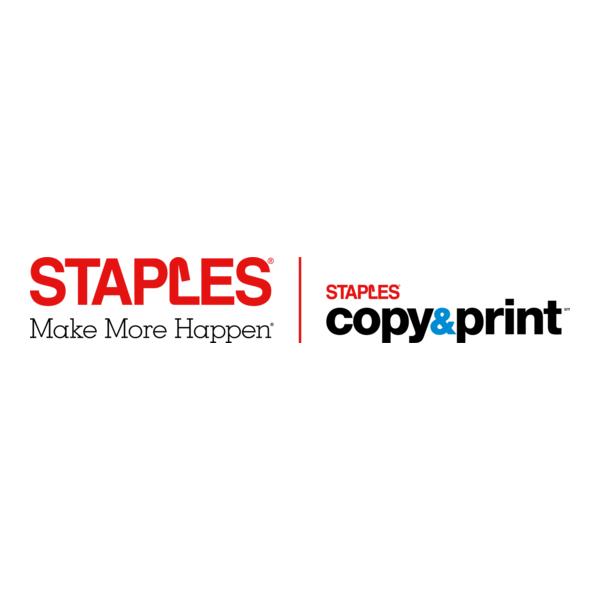 Staples Make More Happen Logo PNG Vector