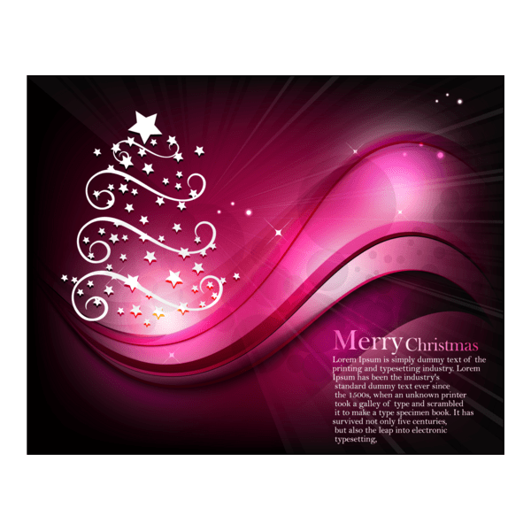 starlight christmas tree dynamic lines background Logo PNG Vector