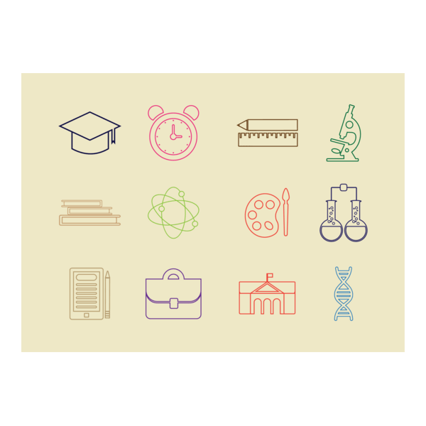 studying elements Logo PNG Vector
