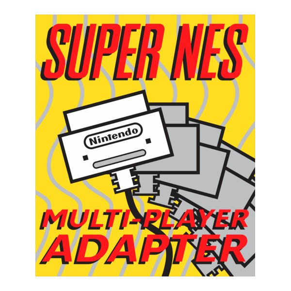 SUPER NES Multi-Player Adapter Logo PNG Vector