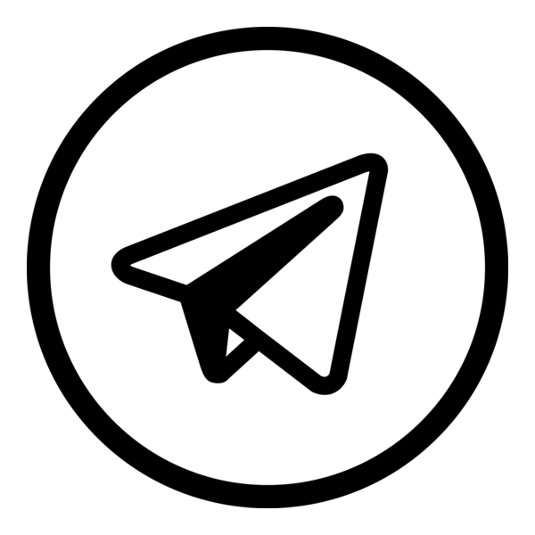 Telegram (Minimal) Logo PNG Vector