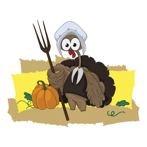 turkey farmer Logo PNG Vector
