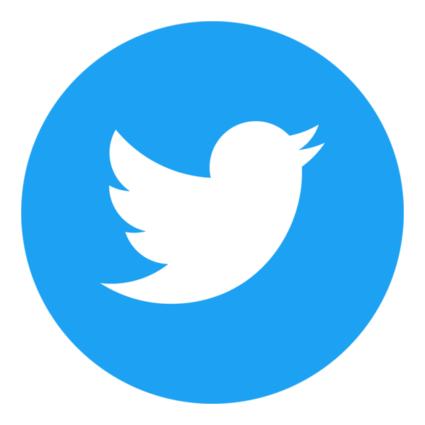 Twitter Icon Circle (Blue) Logo PNG Vector