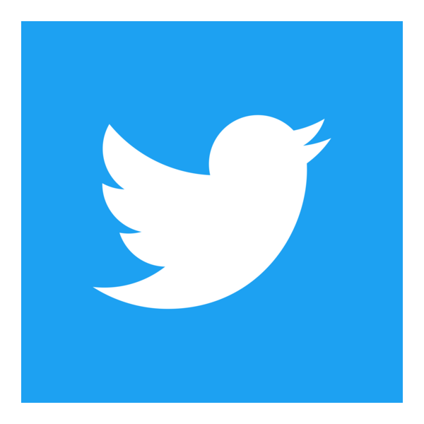 Twitter Icon Square Logo PNG Vector
