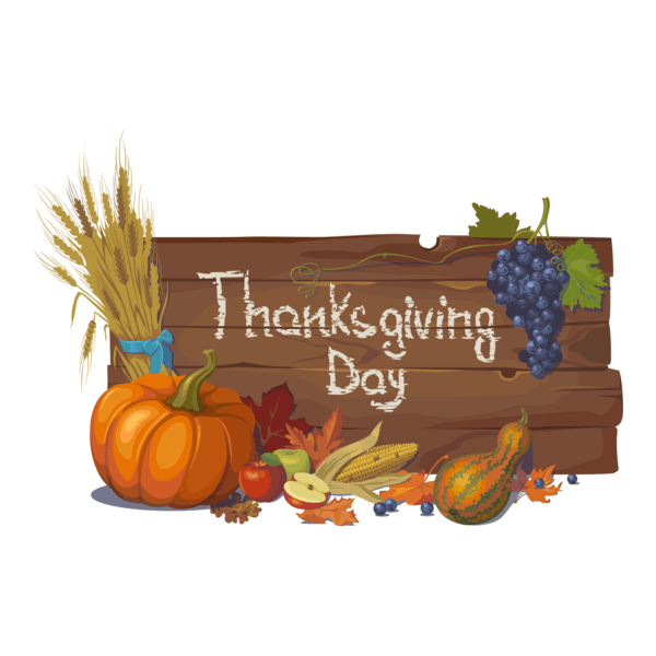 vegetable set thanksgiving day typography wood Logo PNG Vector